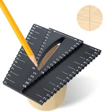 Woodworking ruler caliper 1/8