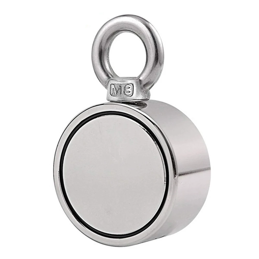 

Cylindrical Neodymium Magnet 60 * 30mm Super Strong Round Powerful Magnets with Hanging Hole Fishing Magnets