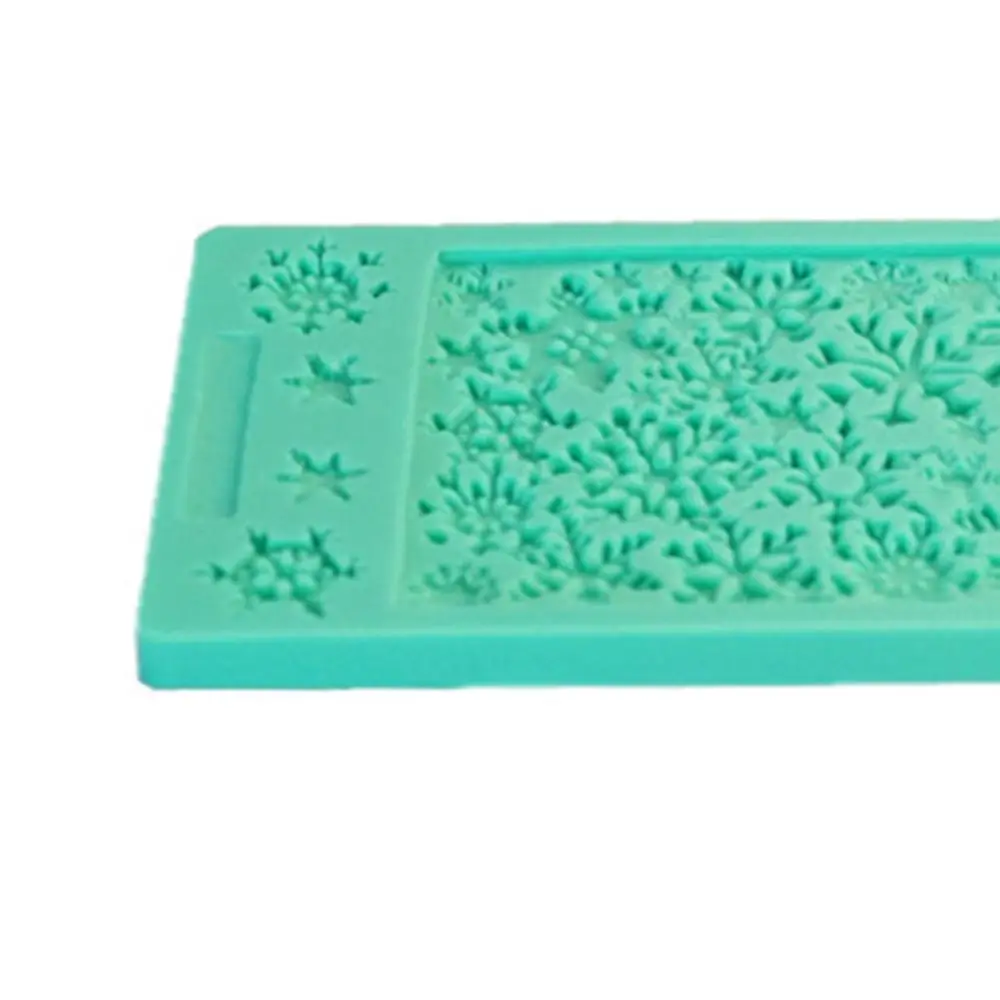 1PC Christmas Snowflake Sugar Craft Silicone Cake Tool Cake Mold Christmas Decor