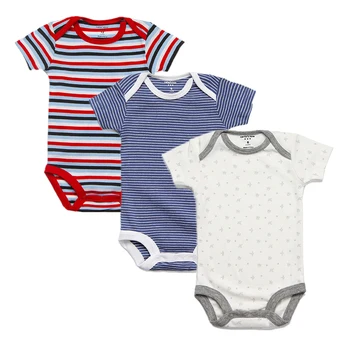 

Baby Rompers 2020 Summer Cotton Infant Jumpsuit 3 Pieces Brand Boy Clothing Set Cartoon Short Newborn Romper Baby Girl Clothes