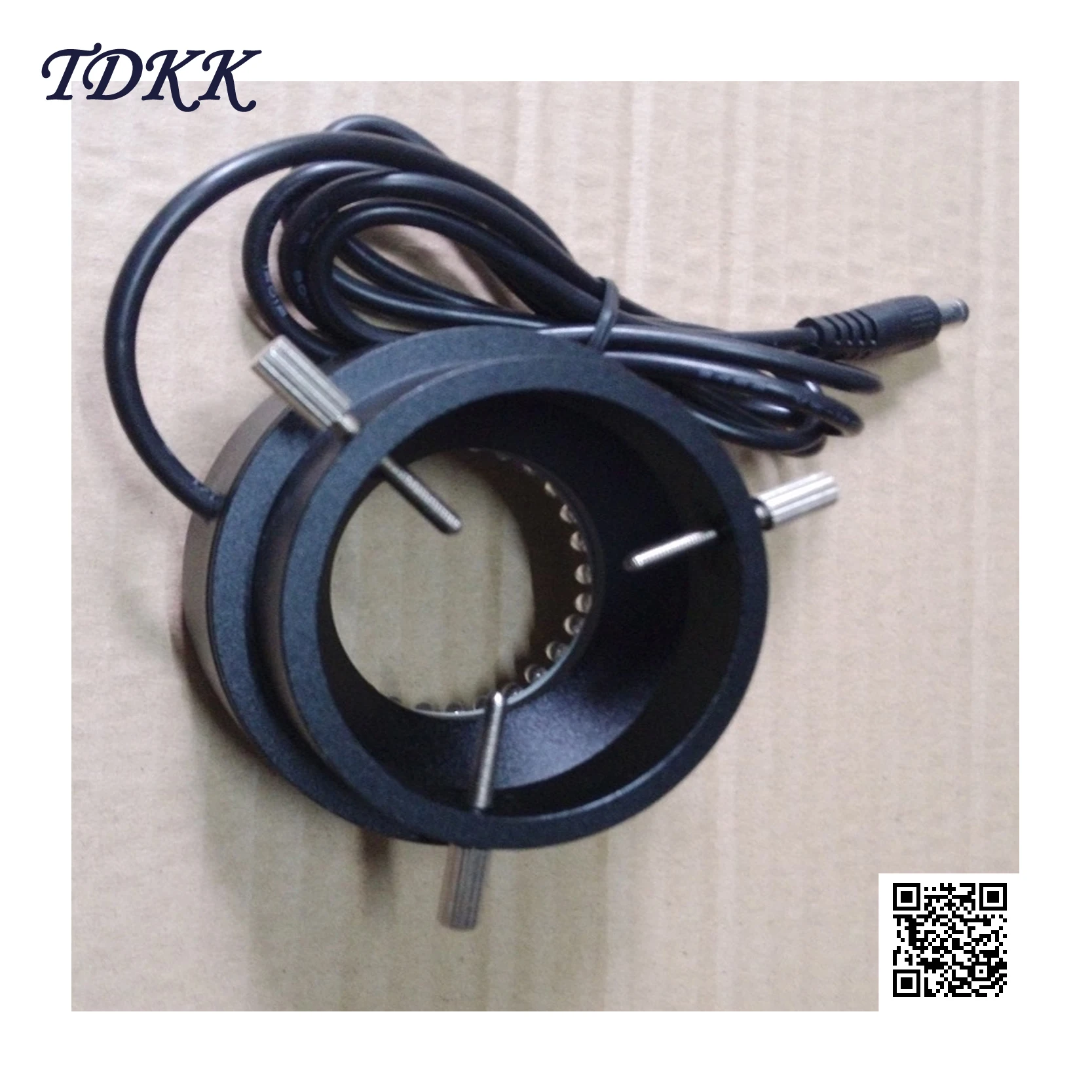 Industrial CCD Machine Vision Light Source Microscope Ring LED Lamp Inner Diameter 50mm 96 Grain Lamp 6-10W 220V