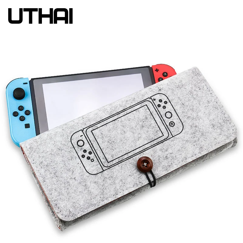 UTHAI T26 For Switch Protection bag Travel Carry Pouch Case for Nintend Switch Protective Gray Bags for NS Nintend Fashion