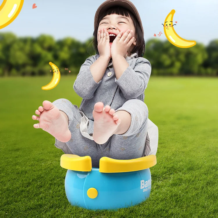 

Cartoon Banana Folding Hole-Cleaning Toilet for Kids Children Car Mounted Chamber Pot Urinate 0-3 Boys And Girls