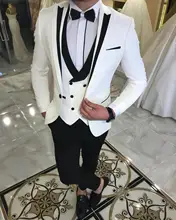 ( Jacket + Vest + Pants )Mens Suits 3 piece Tuxedos Shawl Lapel Business Casual for Wedding Suits Men 2019 ( Jacket + Vest + Pants )Mens Suits 3 piece Tuxedos Shawl Lapel Business Casual for Wedding Suits Men 2019