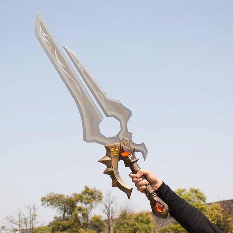 

World of Warcraft Warian Weapon Saramini All-Metal Watt King Sword Frost Sad Not edged