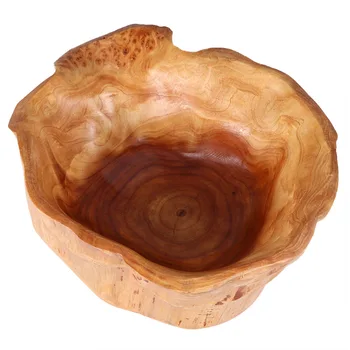 

1pc Wooden Fruit Plate Decorative Exquisite Useful Storage Tray for Restaurant Hotel