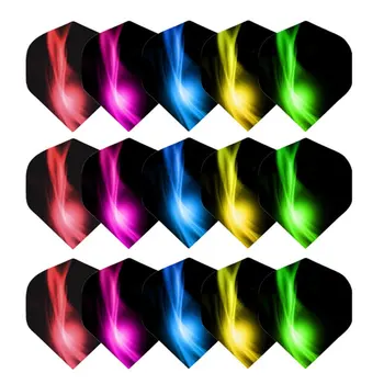

High Quality Dart Shafts Feather Leaves Personality Pattern Darts Flights Dart Accessories Dartboard Games 15pcs