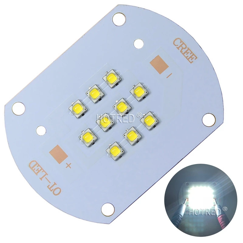 Cree XLamp XP G2 XPG2 50 Вт 100 Led белый/теплый белый Высокая мощность Светодиодная лампа
