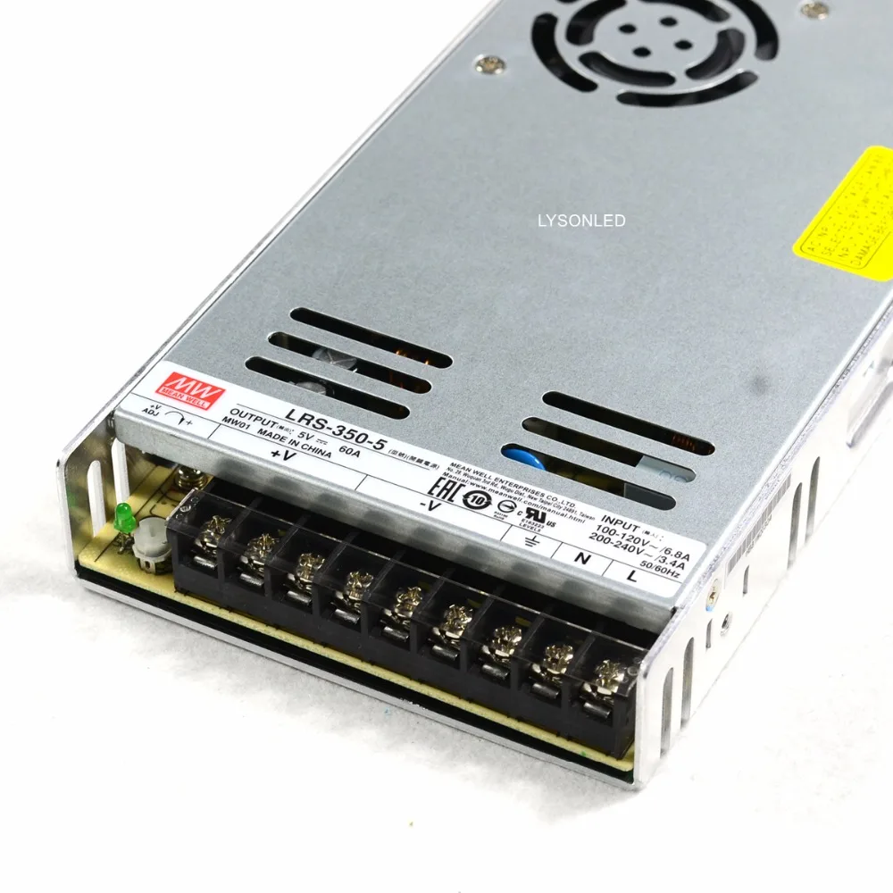 Высокое качество Тайвань MeanWell тонкий LRS 350 5 5V60A импульсный источник питания