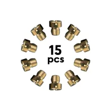 

15Pcs Main Jet 60-130 M6 For 12mm-17.5mm Dellorto Carburetors Main Jet Mikuni Suit For Most Carburetors 60-130#