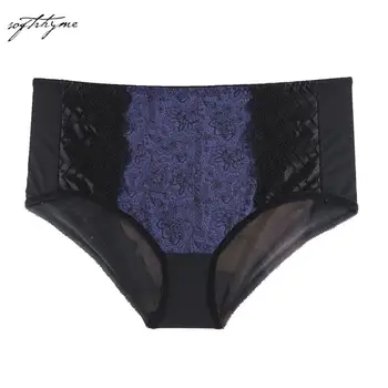 

Xiushiren Female High-Rise Floral Print Pantie Brief Women Lace Underwear Lingerie For Lady Underpants L XL 2XL 3XL 4XL 5XL 6XL