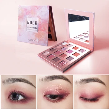 

16 Colors Eye Shadow Makeup Palette Matte Metallic Glitter Shimmer Eyeshadow Cosmetic makeup