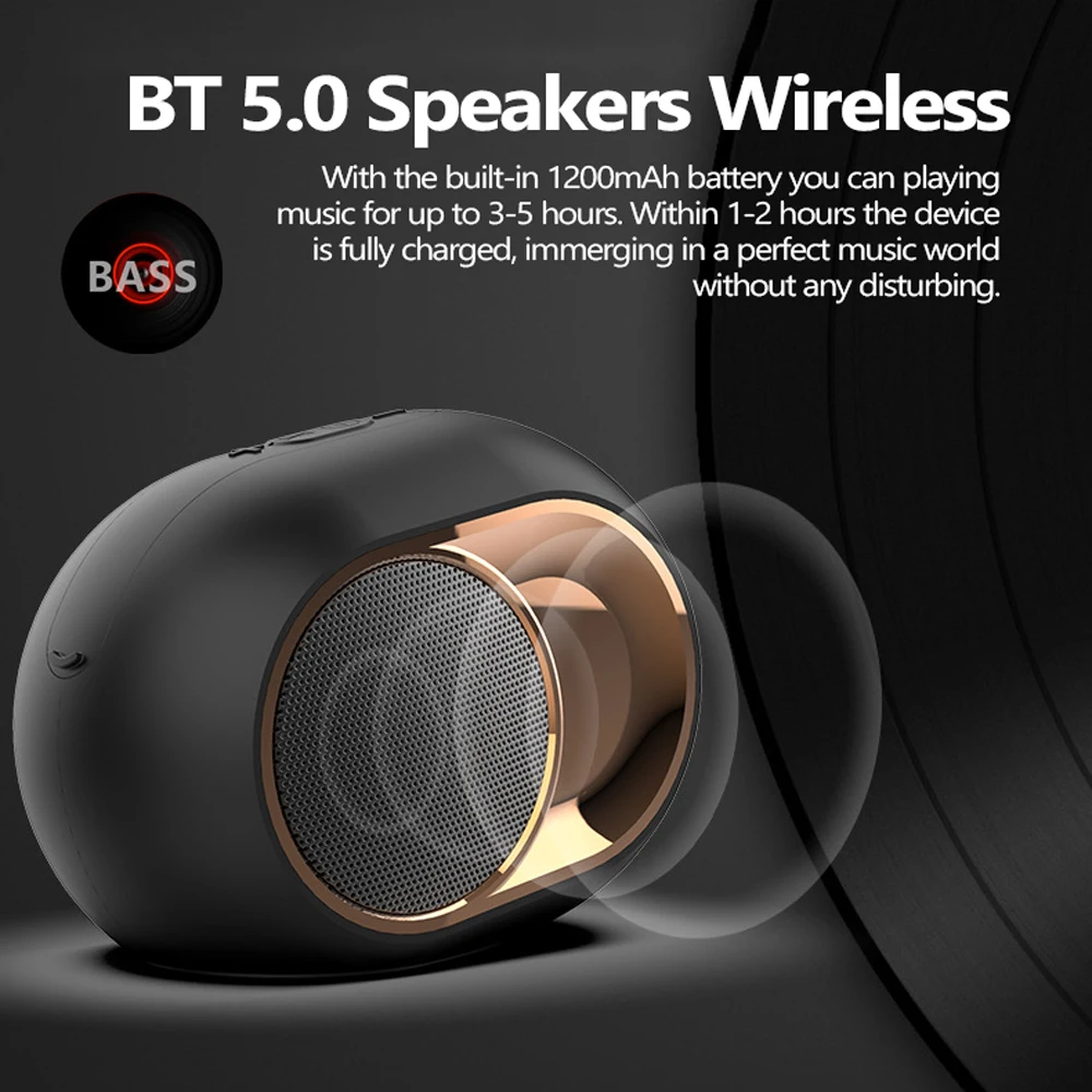 Переносная Беспроводная колонка X6 Bluetooth 5 0 колонки стерео объемная музыка для