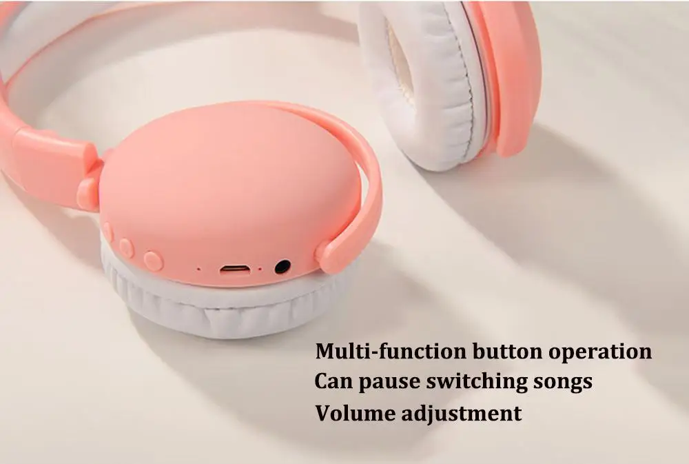 BEESCLOVER Bluetooth 5,0 наушники Милая Беспроводная складная гарнитура Стерео шумоподавление Гарнитура для детей с микрофоном для взрослых d30