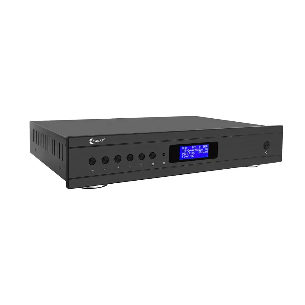 EWEAT D20 ES9038PRO XU208 DSD DAC UBS AES COXIAL Input Balanced Headphone Amplifier XLR RCA Line Out HIFI Decoder Preamplifier