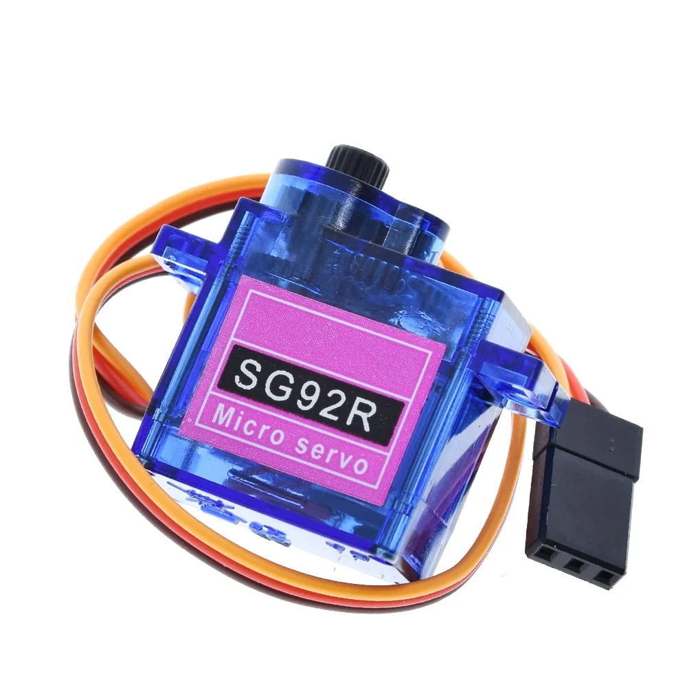 1/3PCS SG92R 2,5KG Micro 9g Servo Nylon-Kohlefaser-Getriebe ersetzen das SG90-Motormodul – Detail 6