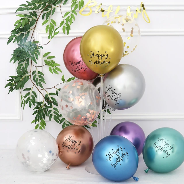 Nombre Ballon Anniversaire or 30 Bouquet (rempli d'hélium) –