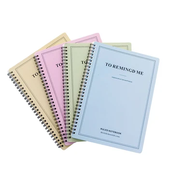 

A5 Size Spiral Coil Notebook Diary Vintage Student Note Book School Supplies