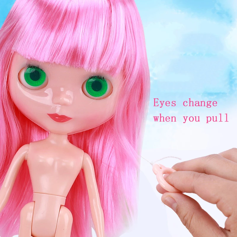 Куклы блайз 1/6 30 см 7 игрушки на шарнирах для девочек BJD куклы мода 3D глаза голые