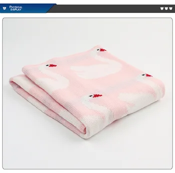 

Baby-Blanket Newborn Super Soft Infant Kids Goose Monthly Blankets knit Infantil Swaddle Children Bedding Toddler Towel Cobertor