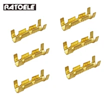 50pcs/100pcs 453 U-Shaped Terminal Tab Cold Inserts Connectors Cold Terminal Small Teeth Fascia Terminal 0.3-1.5mm²