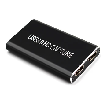 

USB Video Capture Card Grabber HD to Type-C/USB C/USB 3.0 1080P Game Adapter with HDMI Loop Output for Windows