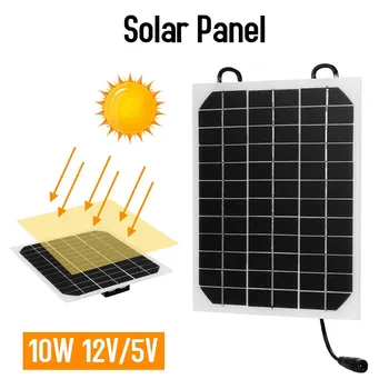 

12V Solar Panel Charger 10W USB Port High Conversion For Boat House Camping Solar Panel Flexible Solar Panel