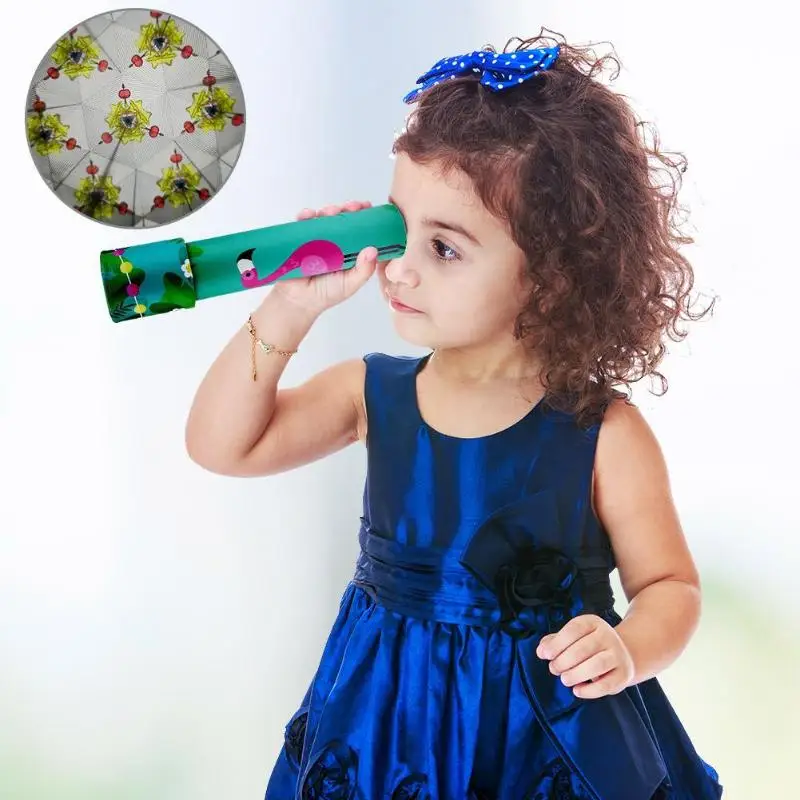 Classic Toys Kaleidoscope Rotating Colorful World Kids Gift Color Random