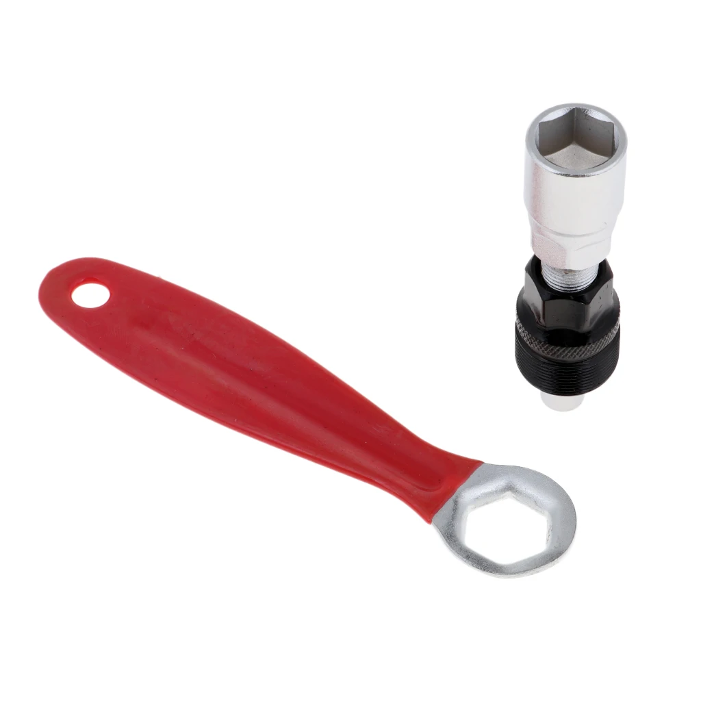 Bicycle Repair Wrench Tools Crank Remove Disassembling Bottom Bracket Spanner Set Kit