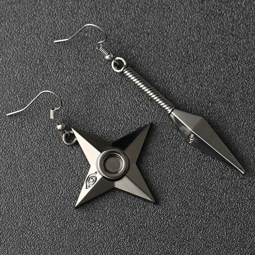 Naruto - Kunai and Shuriken Earrings