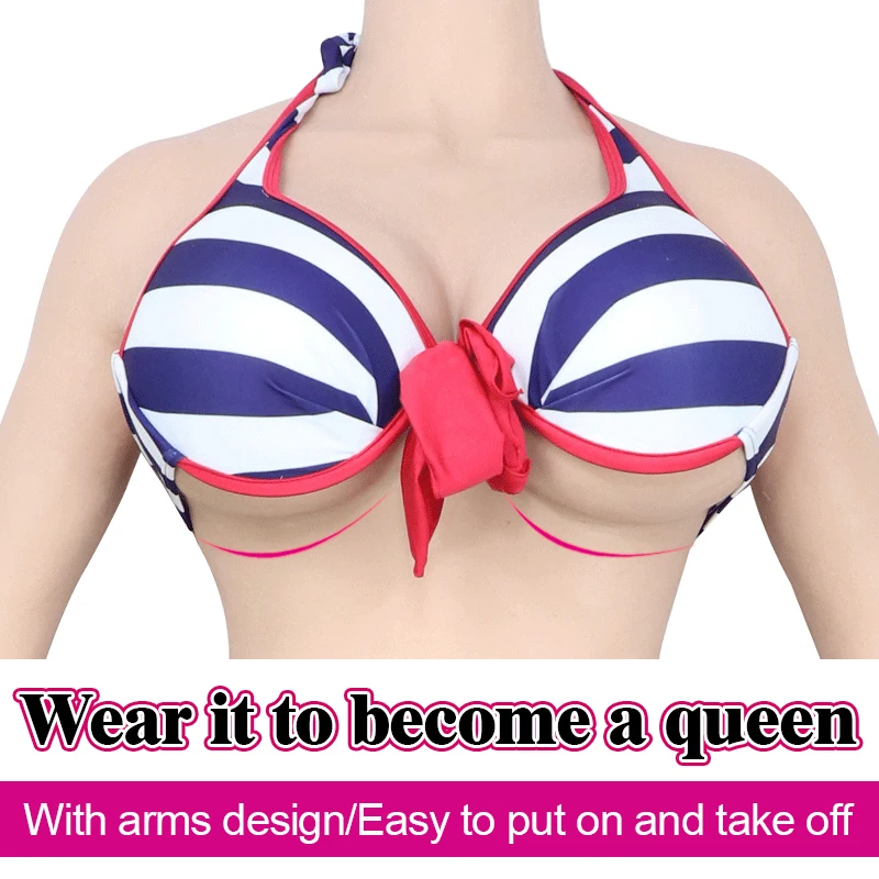 Preise Roanyer gefälschte titten H Tasse silikon brust formen mit arme ganze körper anzüge für crossdresser shemal transgender