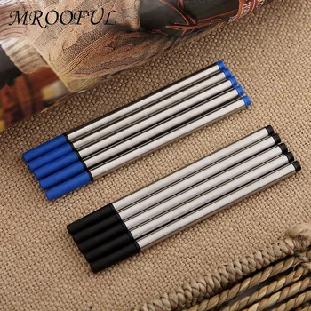 

10 Pcs/lot 0.5mm Metal Ballpoint Pen Refills 11cm Length for Business Office Ball Point Pen Refills School Supplies Stationery