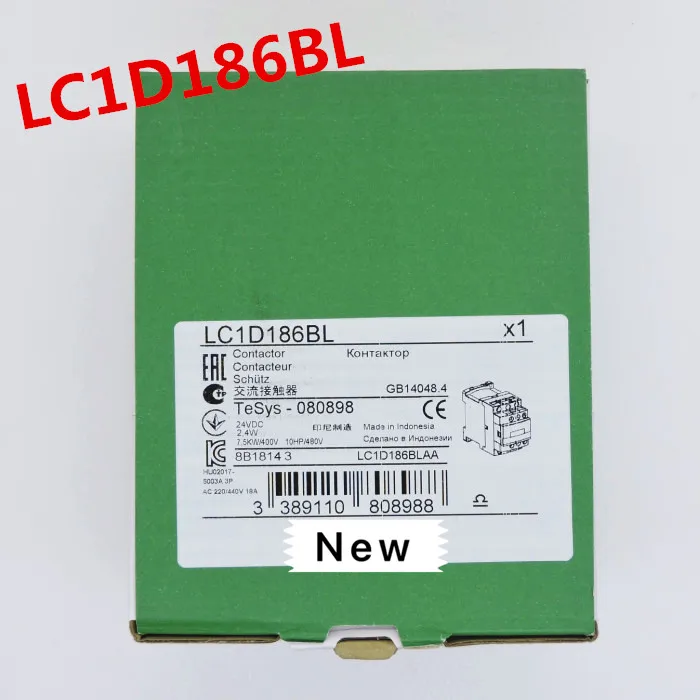 В коробке 1 год гарантии LC1D186BL-DC24V LC1-D186BL