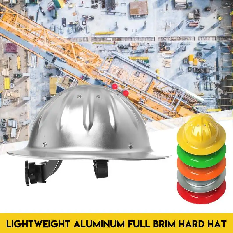 

Aluminum Safety Helmet Lightweight Hard Hat Protection Construction Site Climbing Worker Protective Outdoor Helmet Hat Cap
