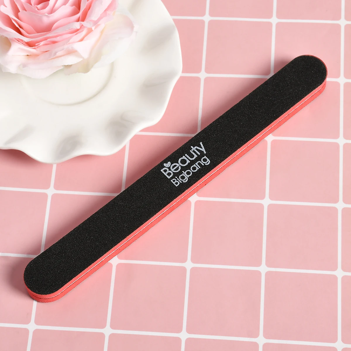 Черная шлифовальная губка BEAUTYBIGBANG буферная пилка для ногтей блок лака лайм
