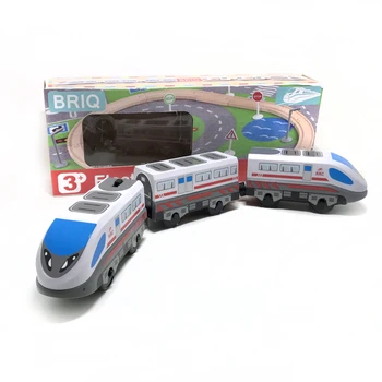 

w-9 Free shipping Kids Electric Train Toys Magnetic Slot Diecast Electronic Toy Birthday Gifts For Kids FIT wooden track Brio