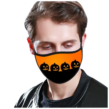 

Unisex Face Mask Halloween Print Face Masks Dustproof Windproof Washable and Reusable Mouth Cover Masks Mascarar Mascarillas