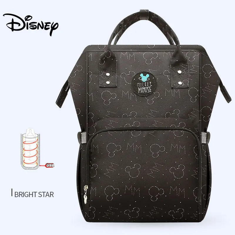  Disney Mickey Minnie Baby Diaper Bags Baby Bag for Mom Multifunctional New Mummy Maternity Nappy Ba