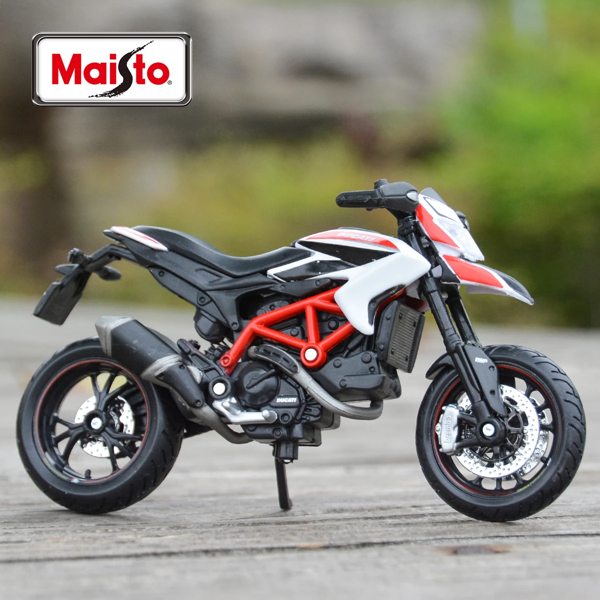 Maisto 1:18 Ducati Hypermotard Sp 2013 Static Die Cast Vehicles Collectible Hobbies Motorcycle Model Toys 2