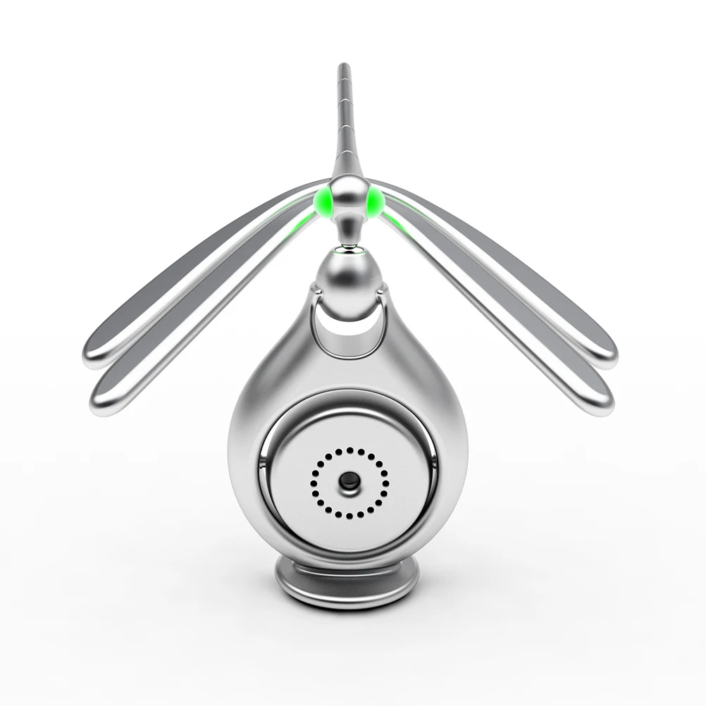 Creative Balancing Dragonfly Zinc Alloy Air Vent Fragrance Magnetic Air Freshener Holder Auto Car Interior Ornament Aromatherapy