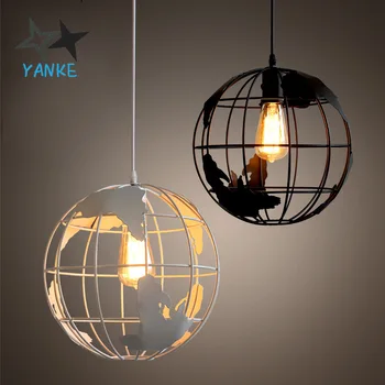 

Led retro restaurant bar counter single head Iron Chandelier modern simple room corridor decorative lighting