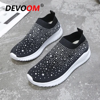 

Summer Outdoor Platform Sneakers Women 2020 Slip on Running Shoes For Women Lightweight Fitness Sport Jogging Shoes Woman EU 43