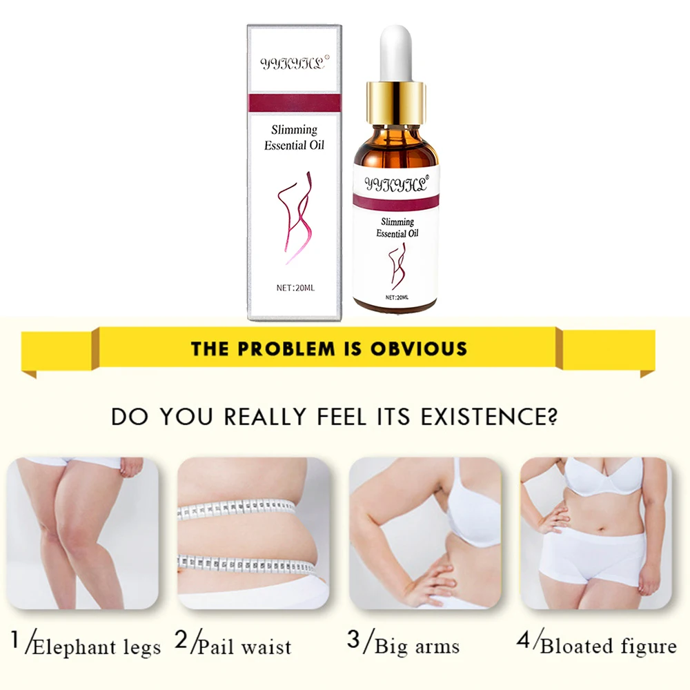 20ML Slimming Products Lose Weight Essential Oils Thin Leg Waist Fat Burner Burning Anti Cellulite Weight Loss Slimming Oil