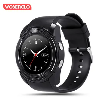 

Men Sport Smart Watch Touch Screen With Camera SIM Card Slot Answer Call Dial Call Smartwatch Android Push Message Reminder