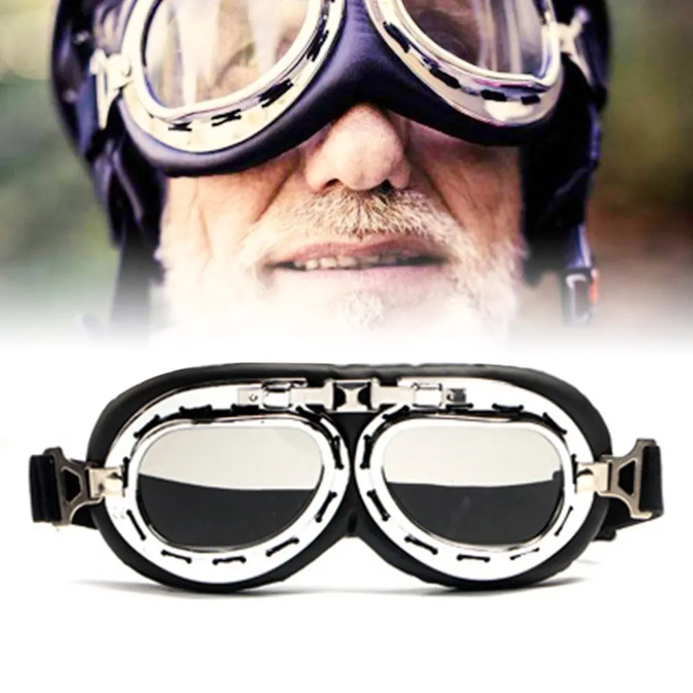 LESHP переносные очки мотоциклетные ветрозащитные очки анти песчаный шторм УФ/снег/пыль/туман унисекс защита винтажные очки
