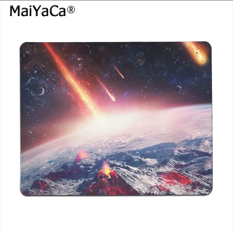Lock Edge25x29cm Maiya высокое качество метеорит комета Метеор планета красивый коврик для мышки в стиле аниме большой коврик для мыши клавиатуры коврик - Цвет: Lock Edge25x29cm