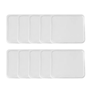 

10Pcs/Set Super Sticky Silica Gel Gripping Pads Non-Slip Recycled Reusable Universal Auto Phone Holder Stand Anti-Slip Mat