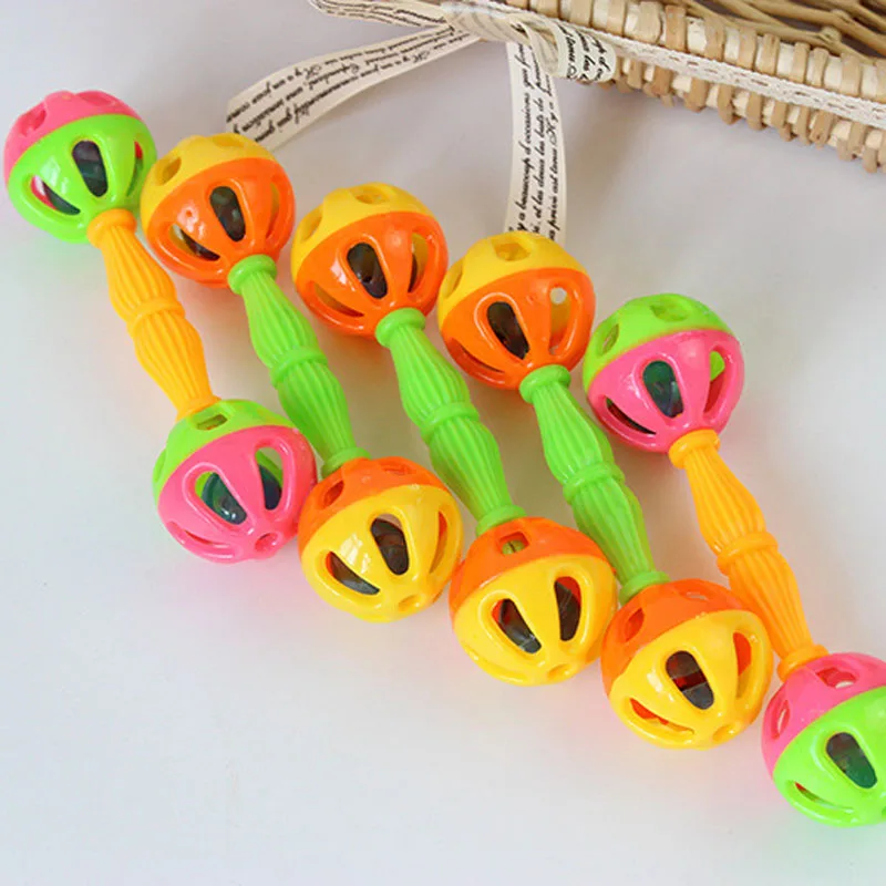 2Pcs Bird Parrot Toy Rattle Birds Fun Interactive Parrot Bird Cage Toy Pet Bird Supplies Training Accessories