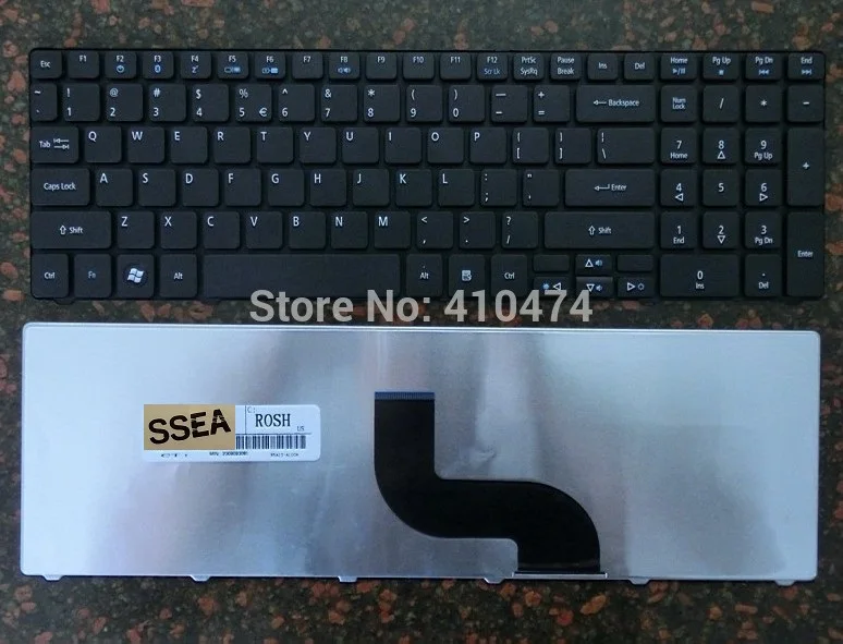 SSEA новая клавиатура для ноутбука Acer aspire 7740 7741 7745 5251 5552 5553 5553G 5625 5625G 5739 7551 7739 |