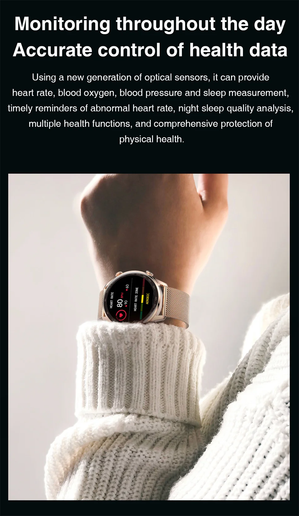 2022 New Bluetooth Call Smart Watch Men Women Heart Rate Monitor Fitness Tracker Music Player 1.36Inch 390*390 HD Smartwatch+Box